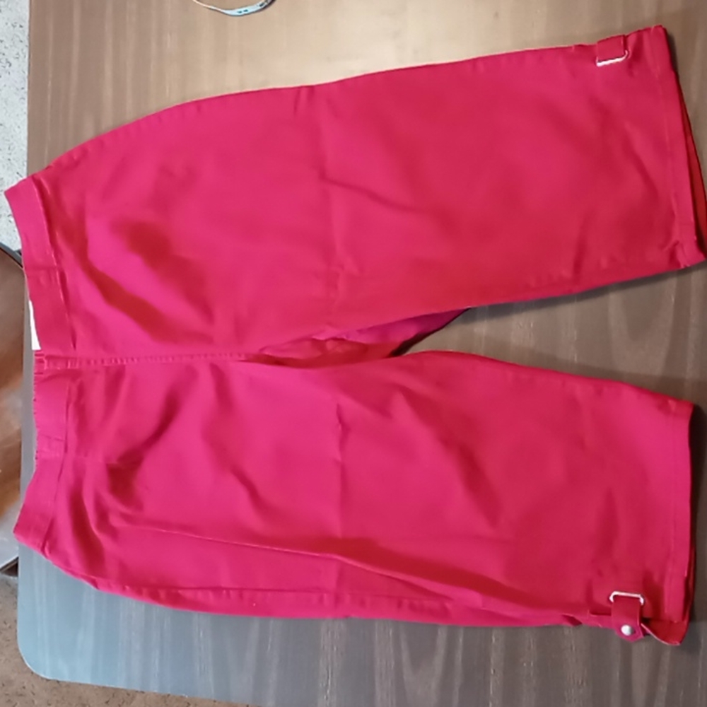 Croft & Barrow Rio Red Skimmer Long Shorts XL NWT